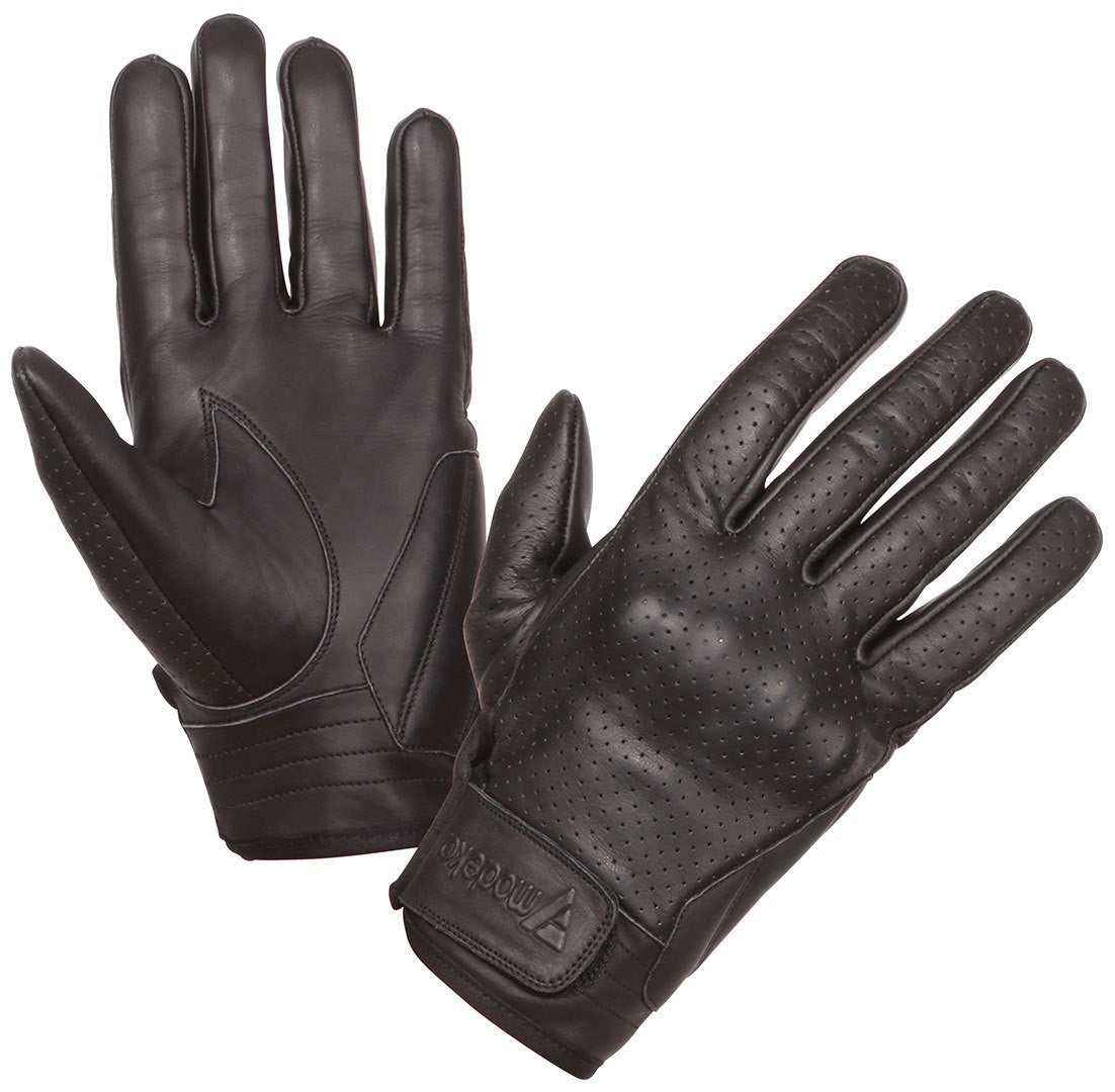Modeka Hot Classic Black Gloves - SpeedParts - Loja Online