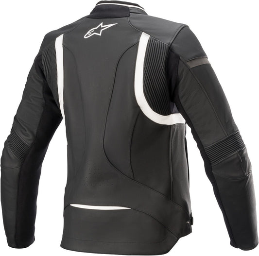 Alpinestars Stella Kira V2 Black / White Leather Jacket - SpeedParts - Loja Online