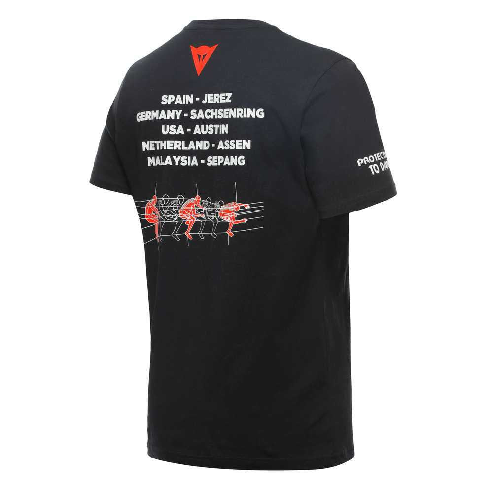 Dainese Racing Black T-Shirt - SpeedParts - Loja Online