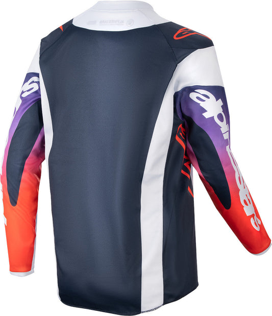 Alpinestars Kids Racer Hoen Light Grey / Hot Orange / Black Jersey - SpeedParts - Loja Online