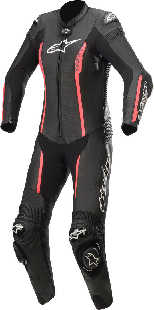 Alpinestars Stella Missile V2 1PC Black / Diva Pink Leather Suit - SpeedParts - Loja Online