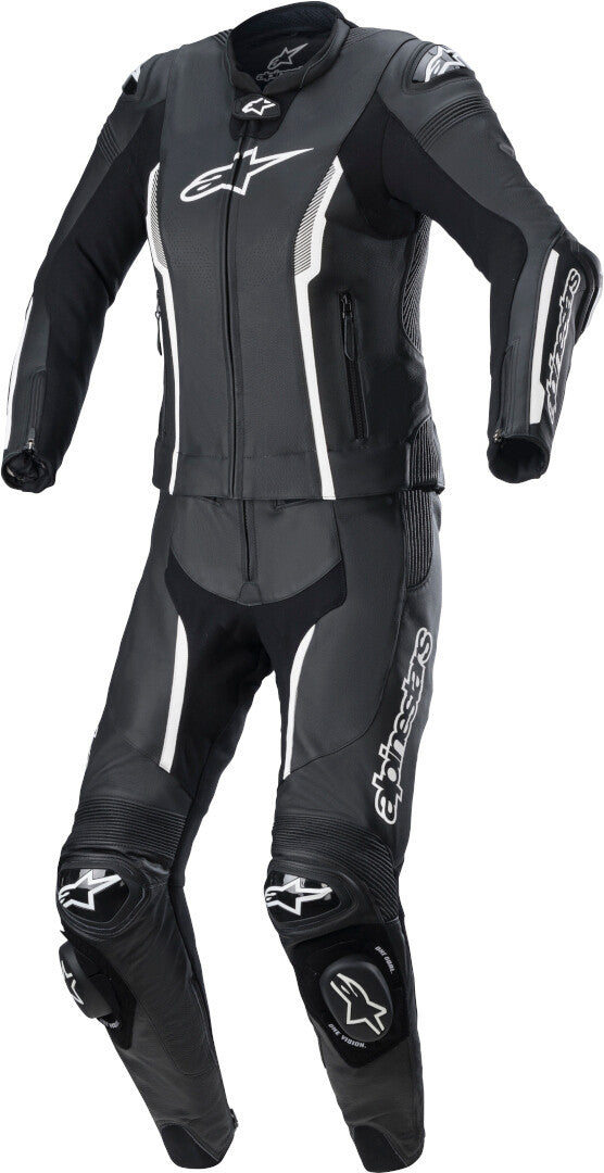 Alpinestars Stella Missile V2 2PC Black / White Leather Suit - SpeedParts - Loja Online