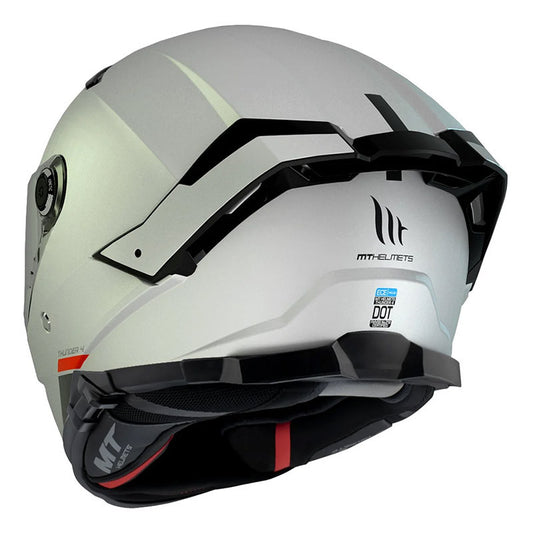 MT Helmets Thunder 4 SV ECE 2206 Solid White - SpeedParts - Loja Online