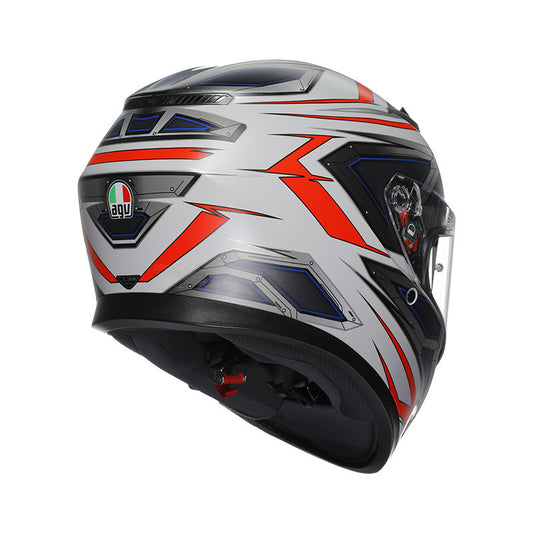 AGV K3 E2206 MPLK Space Mate Branco / Vermelho Fluo - SpeedParts - Loja Online