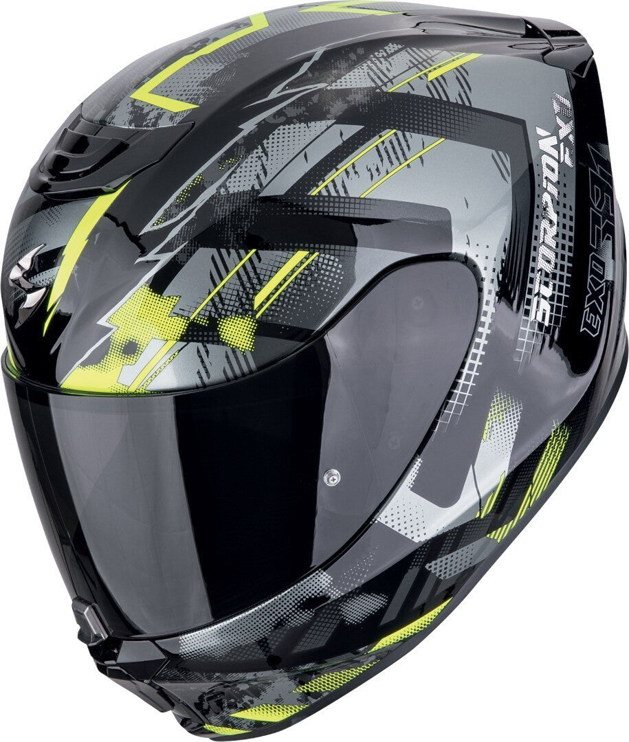 Scorpion Exo-391 Clutter Black/Yellow Fluo - SpeedParts - Loja Online