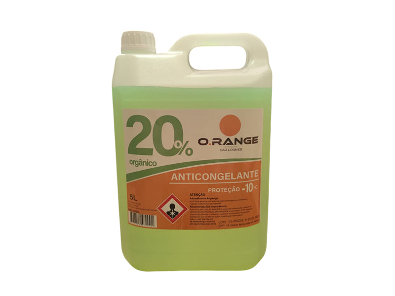 O.RANGE ANTICONGELANTE 5L 20% VERDE - SpeedParts - Loja Online