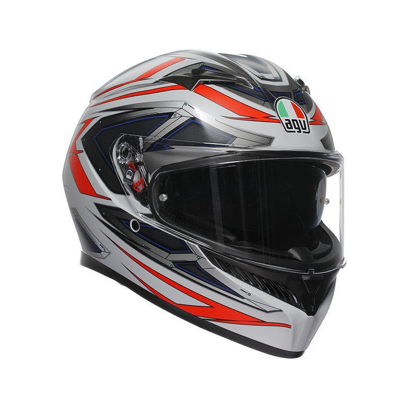 AGV K3 E2206 MPLK Space Mate Branco / Vermelho Fluo - SpeedParts - Loja Online