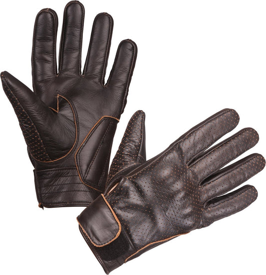 Modeka Hot Classic Dark Brown Gloves