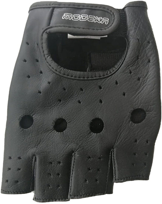 Modeka Highway Leather Black Gloves