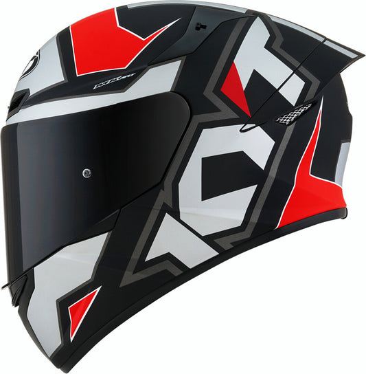 KYT TT-Course Electron Matt Grey / Red - SpeedParts - Loja Online