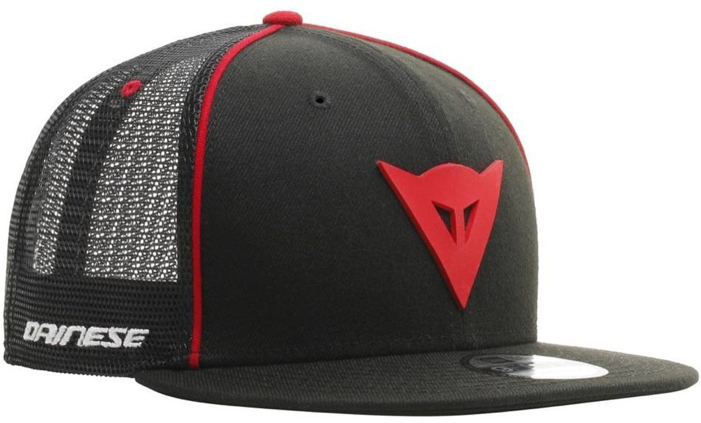 Dainese 9Fifty Trucker Black / Red Snapback Cap - SpeedParts - Loja Online