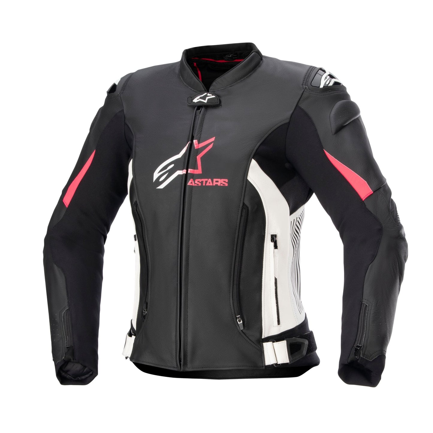 Alpinestars Stella GP Plus V4 Leather Black / White Diva / Pink Jacket - SpeedParts - Loja Online