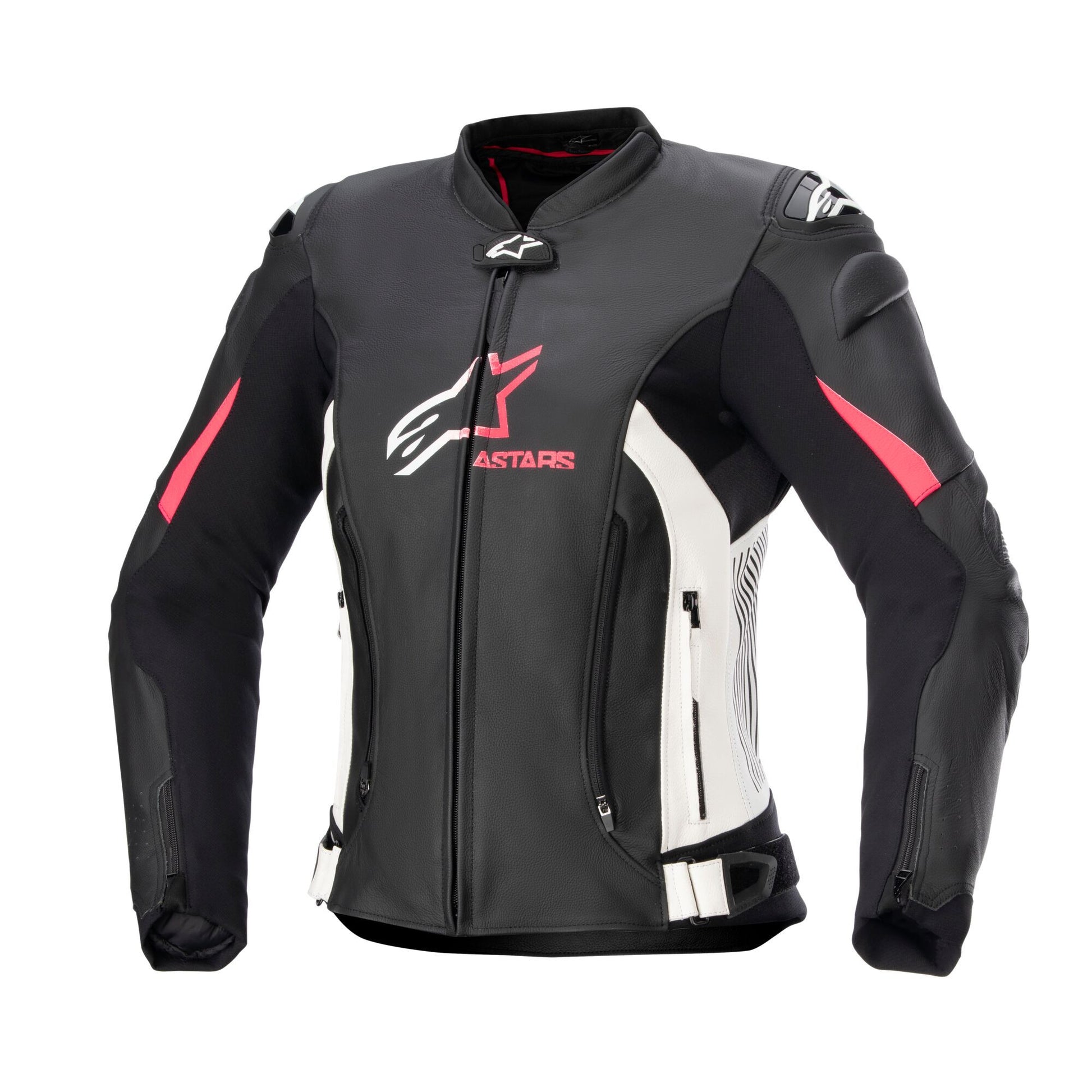 Alpinestars Stella GP Plus V4 Leather Black / White Diva / Pink Jacket - SpeedParts - Loja Online
