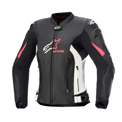 Alpinestars Stella GP Plus V4 Leather Black / White Diva / Pink Jacket - SpeedParts - Loja Online