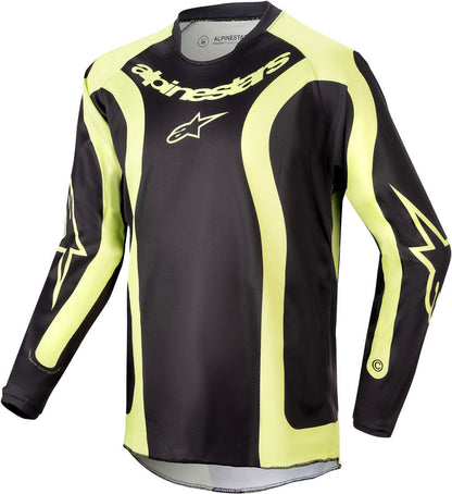 Alpinestars Junior Racer Lurv Black / Yellow Fluo Jersey - SpeedParts - Loja Online