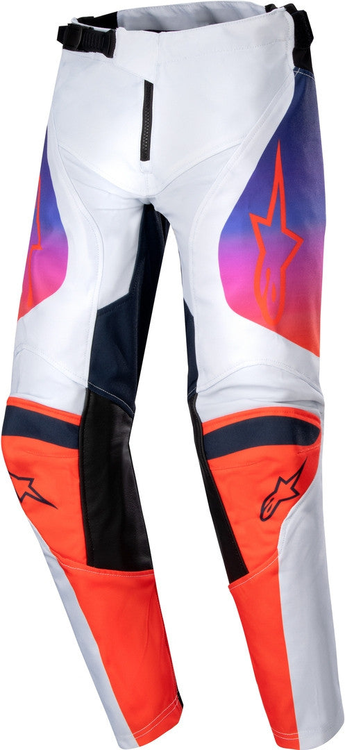 Alpinestars Junior Racer Hoen Light Grey / Hot Orange / Black Pants - SpeedParts - Loja Online