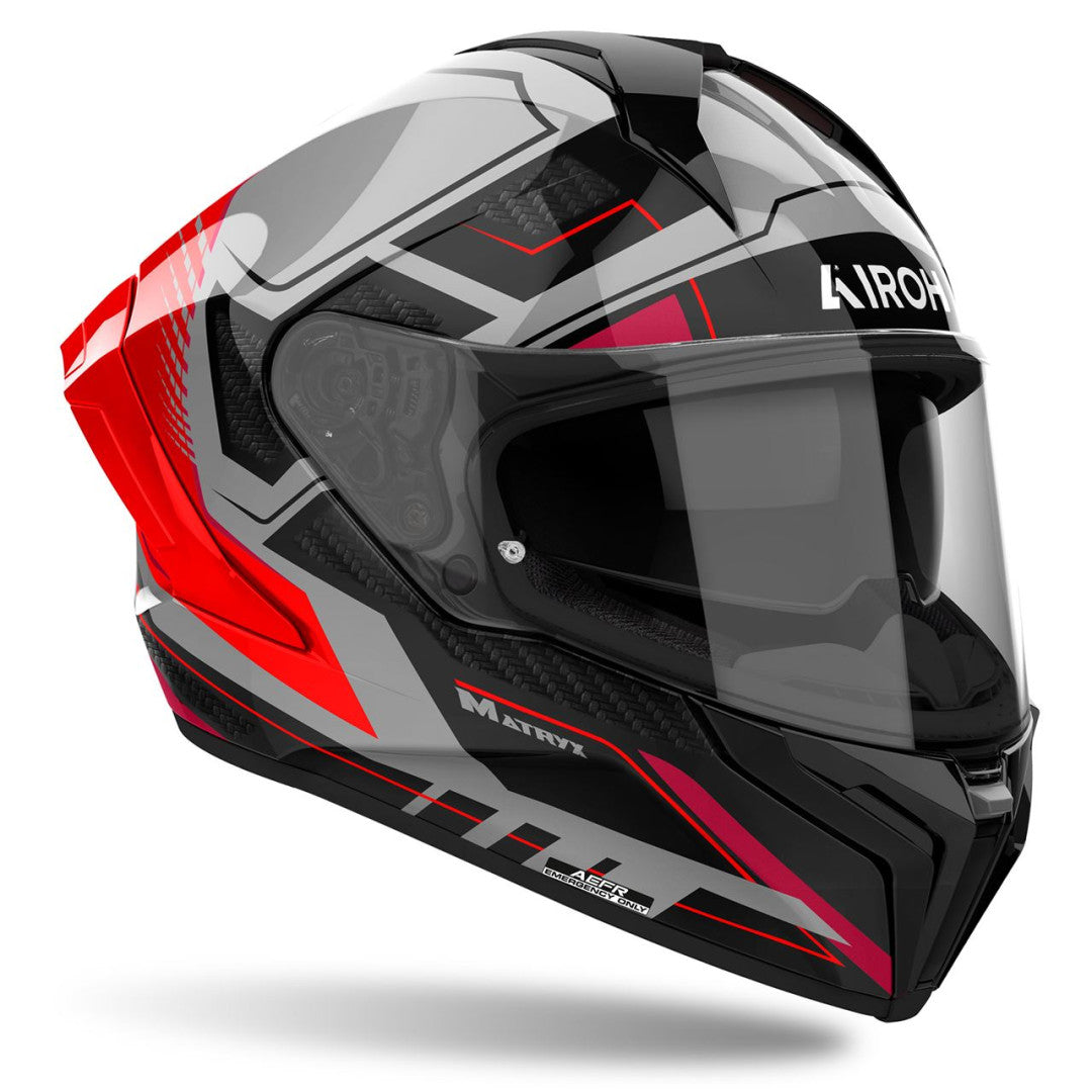 Airoh Matryx Rocket Red Gloss - SpeedParts - Loja Online