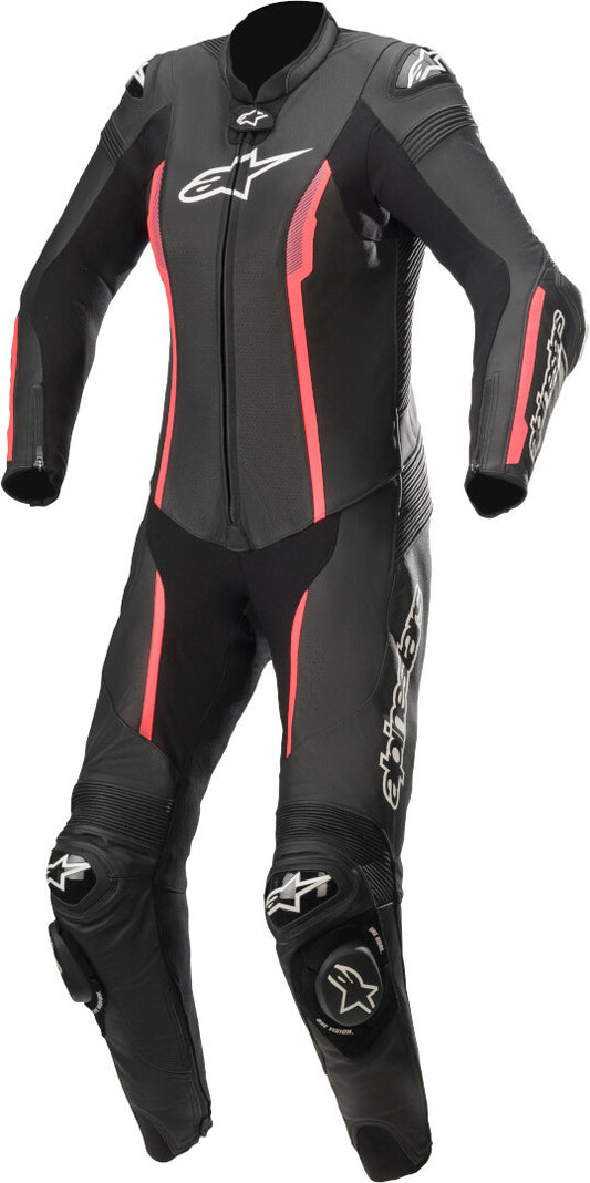 Alpinestars Stella Missile V2 1PC Black / Diva Pink Leather Suit - SpeedParts - Loja Online
