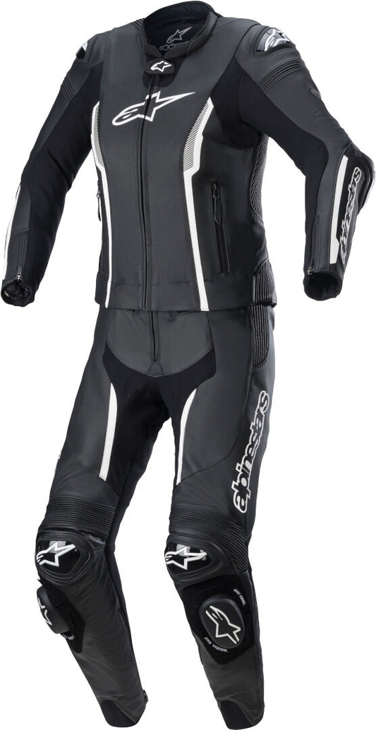 Alpinestars Stella Missile V2 2PC Black / White Leather Suit - SpeedParts - Loja Online