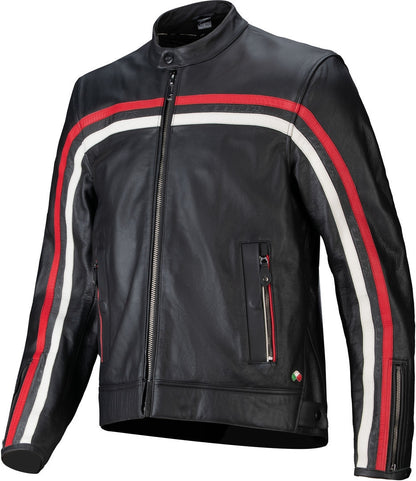 Alpinestars Dyno Black / Red / White Leather Jacket - SpeedParts - Loja Online