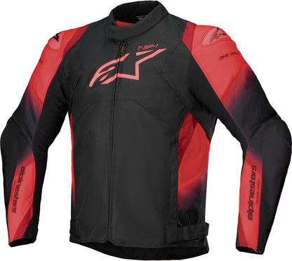 Alpinestars T-SP 1 V2 Waterproof Black / Red Fluo Jacket - SpeedParts - Loja Online