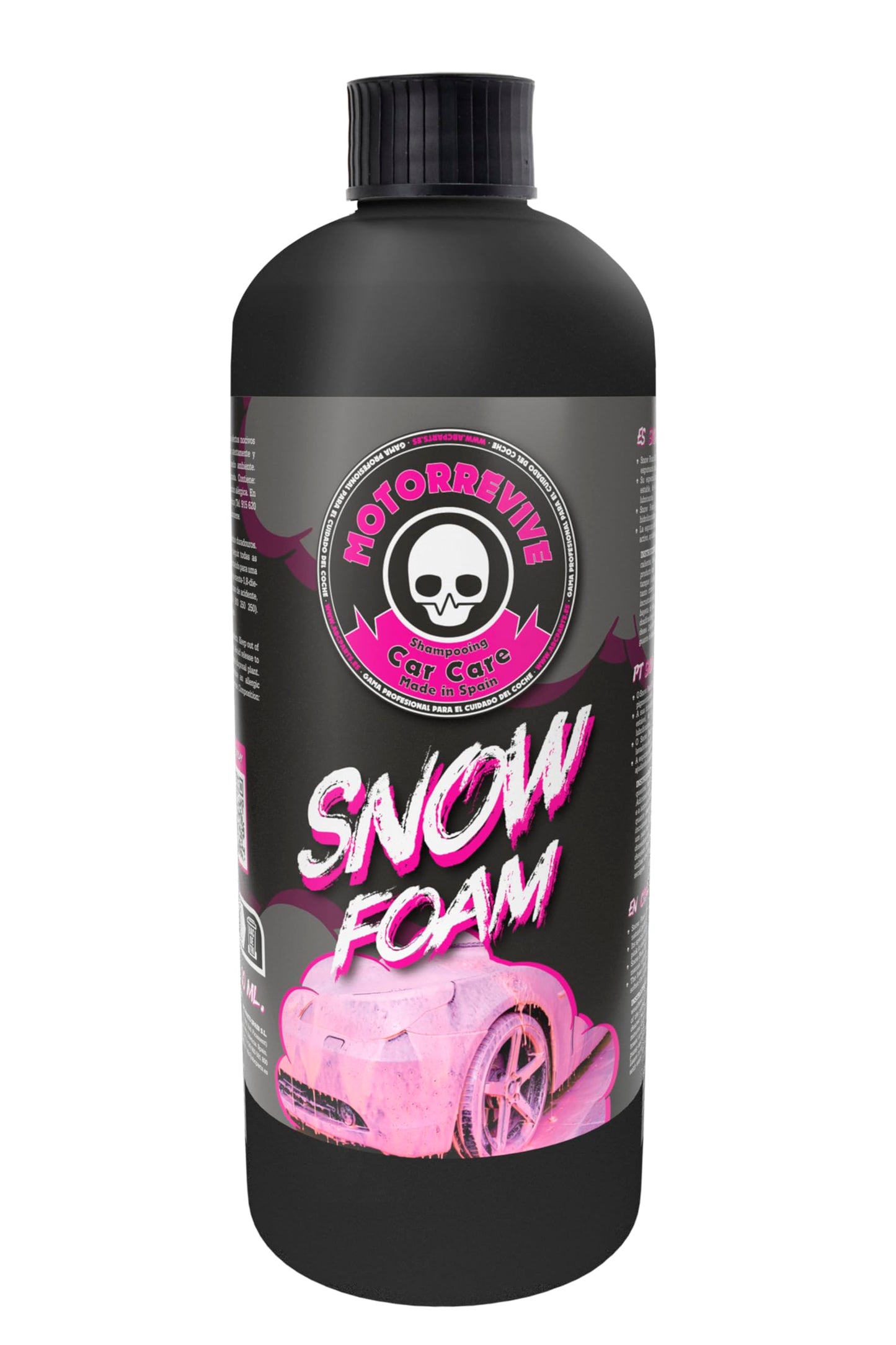 Motorrevive Snow Foam Concentrado 500 ml Rosa - SpeedParts - Loja Online
