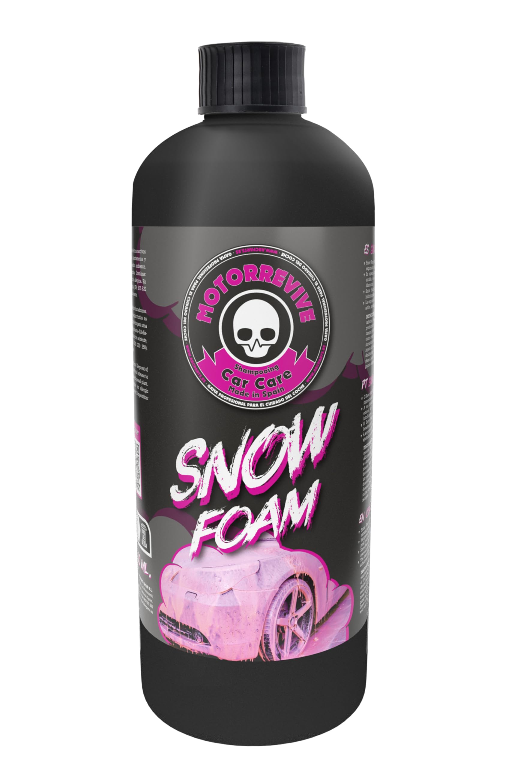Motorrevive Snow Foam Concentrado 500 ml Rosa - SpeedParts - Loja Online