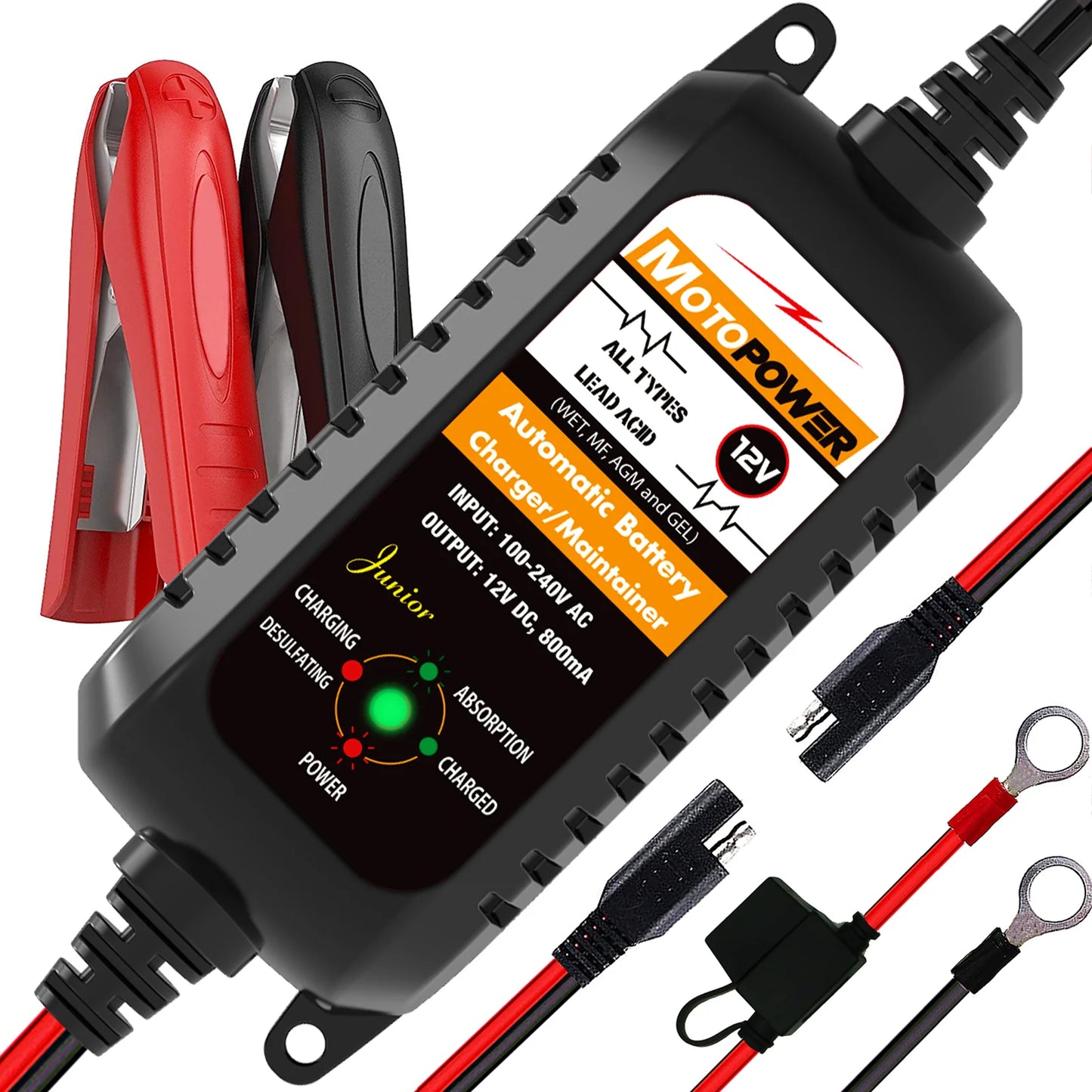 MOTOPOWER Carregador de Bateria - SpeedParts - Loja Online