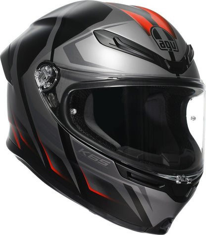 AGV K6 S E2206 MPLK Karve Mate Preto/Cinza/Vermelho - SpeedParts - Loja Online