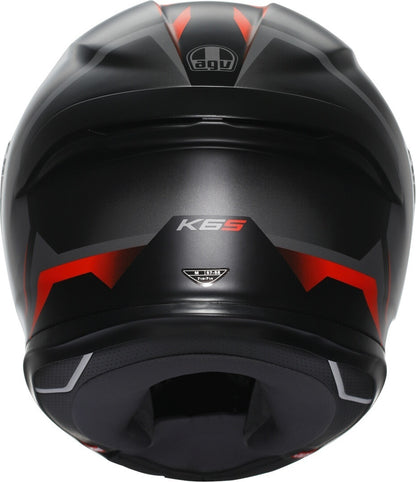 AGV K6 S E2206 MPLK Karve Mate Preto/Cinza/Vermelho - SpeedParts - Loja Online