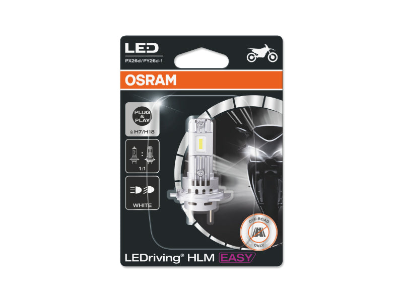 LAMPADA H7/H18 OSRAM LEDriving HLM EASY 12V 1UN - SpeedParts - Loja Online