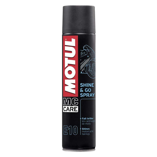 MOTUL SPRAY ABRILHANTADOR PLÁSTICO (E10) 400 mL MC CARE - SpeedParts - Loja Online