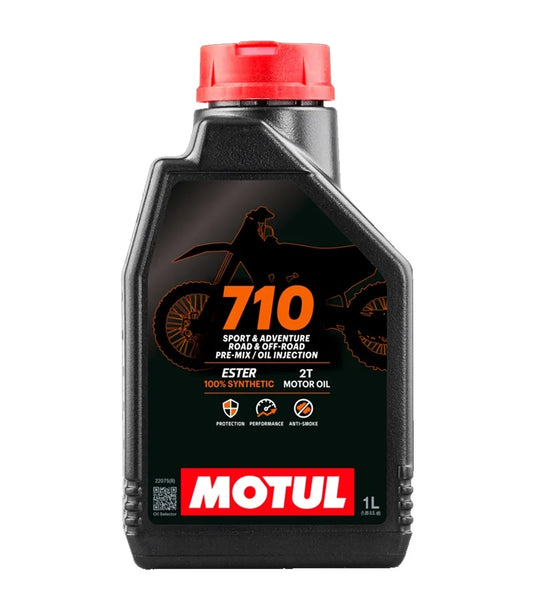 MOTUL ÓLEO MISTURA 710 2T 100% SINT. 1LT - SpeedParts - Loja Online