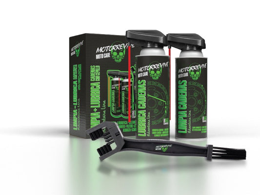 MOTOREVIVE PACK LIMPA CORRENTES C/ESCOVA ADVENTURE - SpeedParts - Loja Online